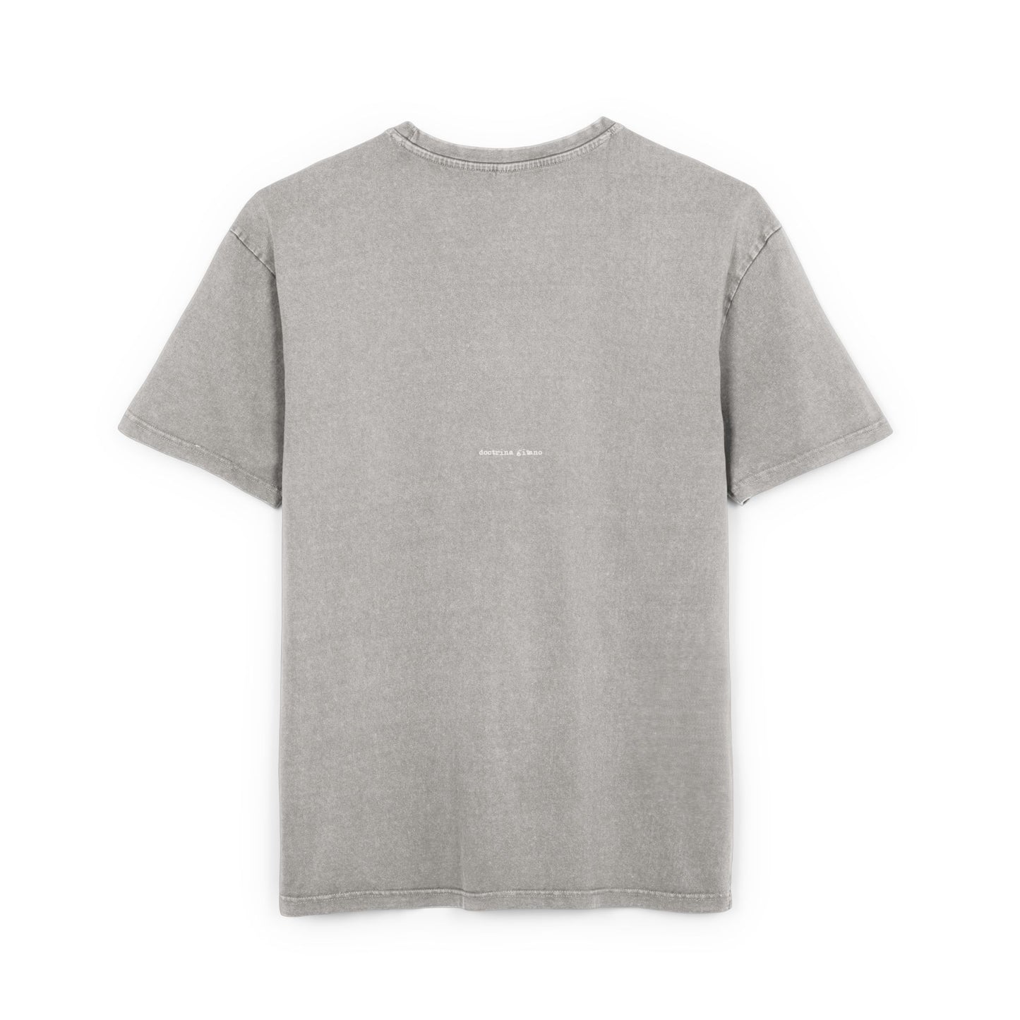 "Doctrina Gitano 8" Acid Washed Heavy Oversize Tee - Vintage Graphic T-Shirt for Casual Style