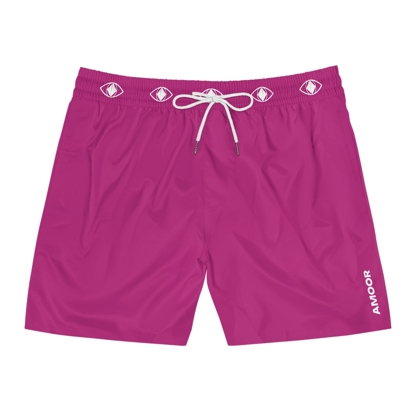 Costume da bagno prugna di media lunghezza da uomo "Metamoorphosis" - Perfetti per le giornate in spiaggia