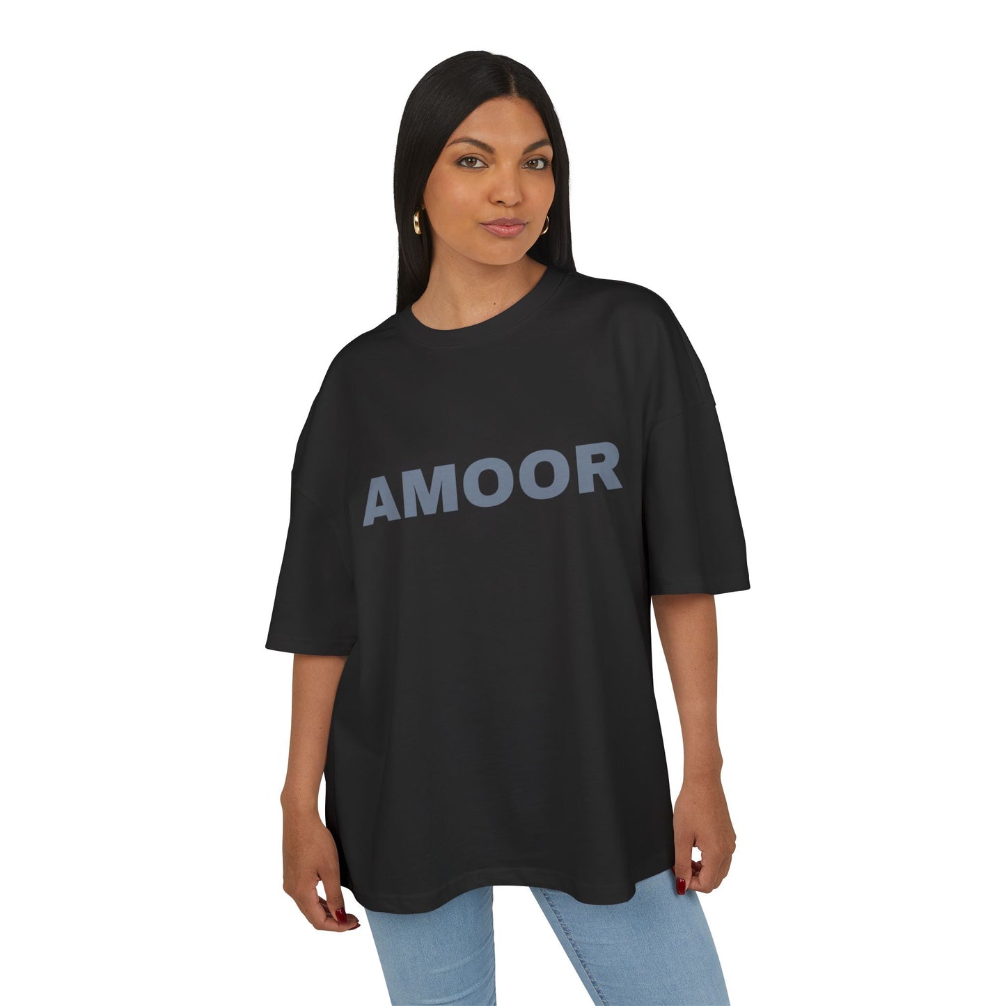 Amoor 2025 Unisex Ultra Heavy Cotton Box Tee - Soft, Casual Tee for Everyday Wear