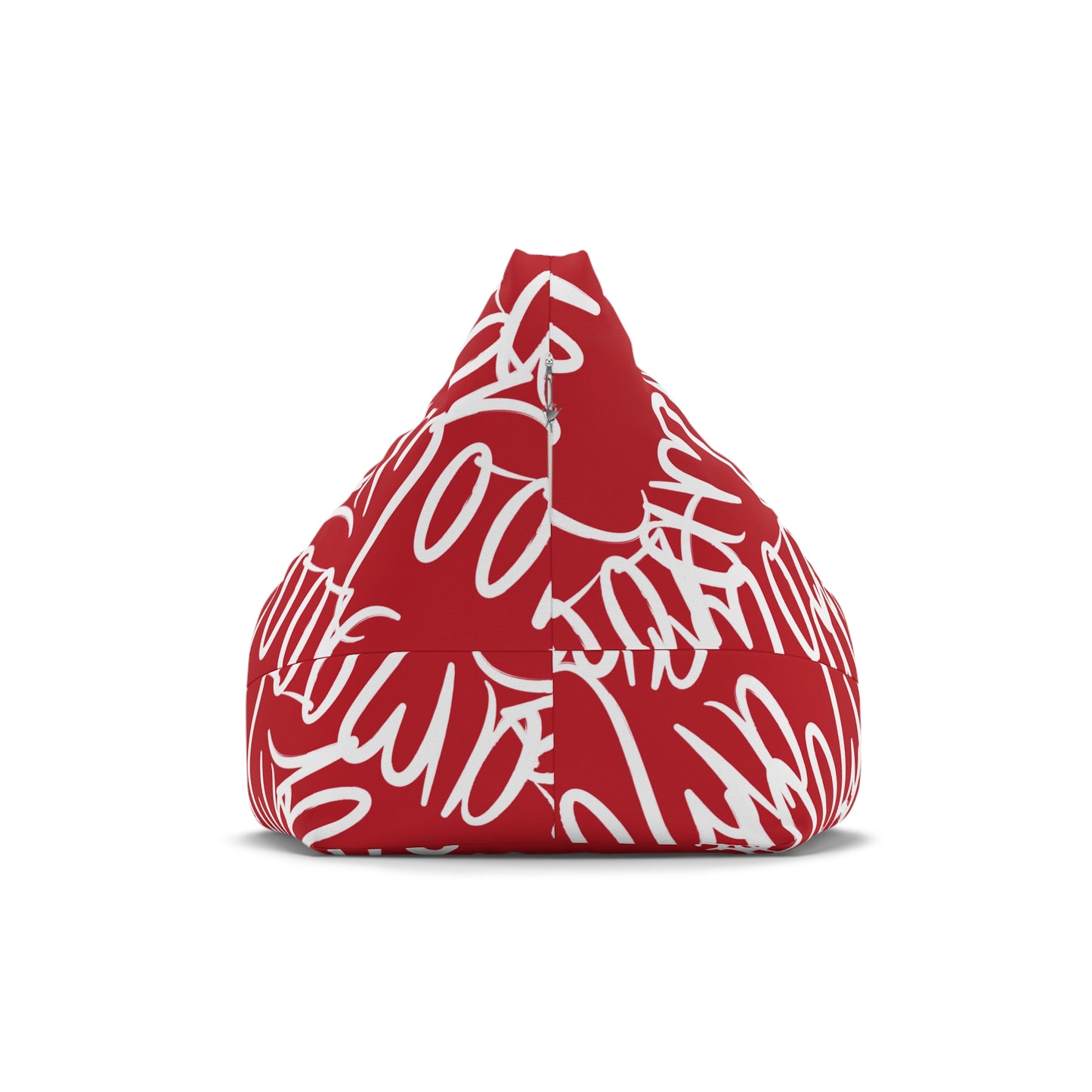 Fodera Rivestimento per sedia Bean Bag rossa con Multi Big logo "Amoor"