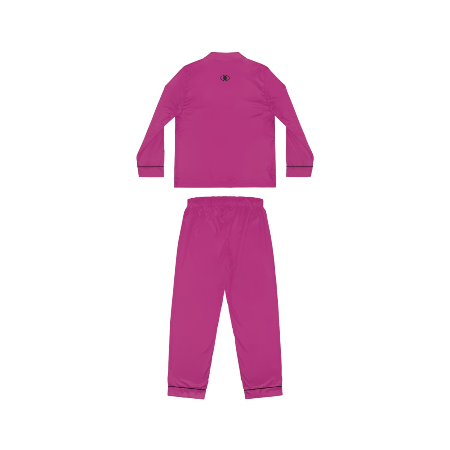 Women's Satin Pajamas Classic Fluo Pink "Metamoorphosis"