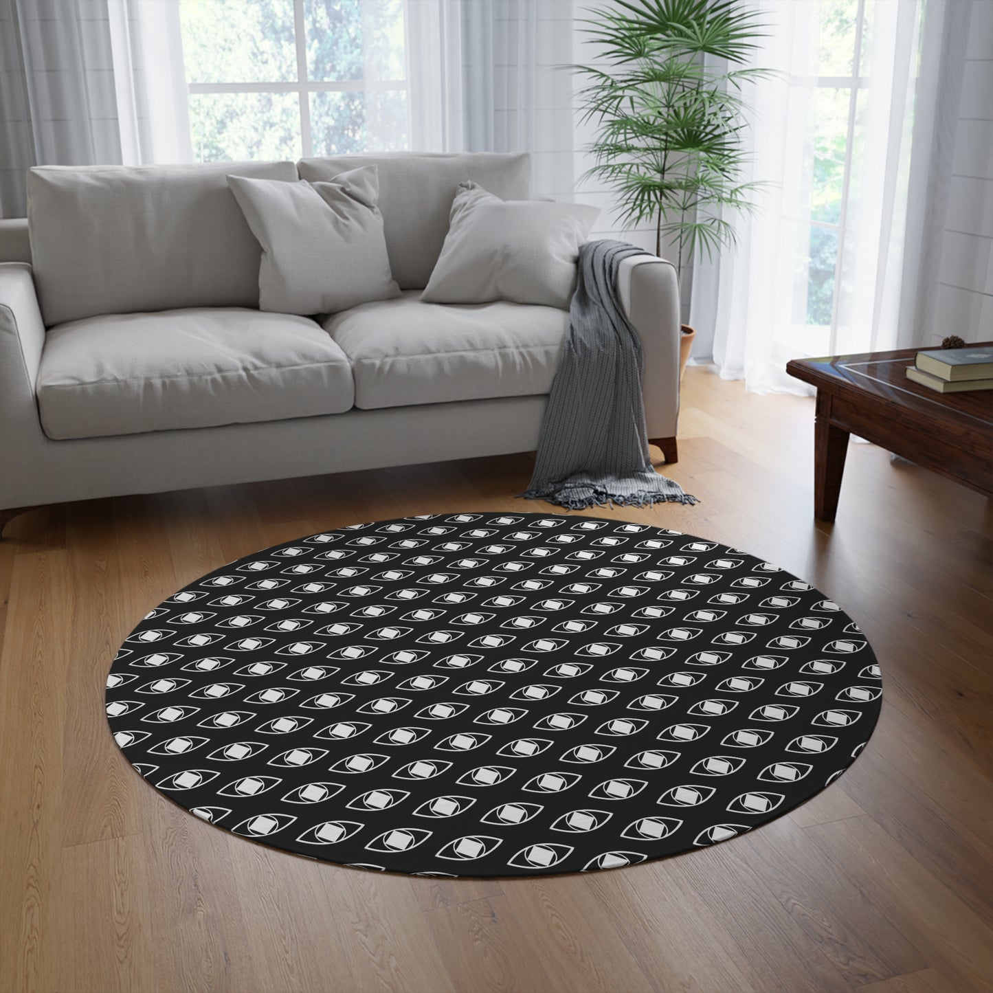 "Metamoorphosis" Pattern Round Rug - Bohemian Home Decor for Cozy Spaces