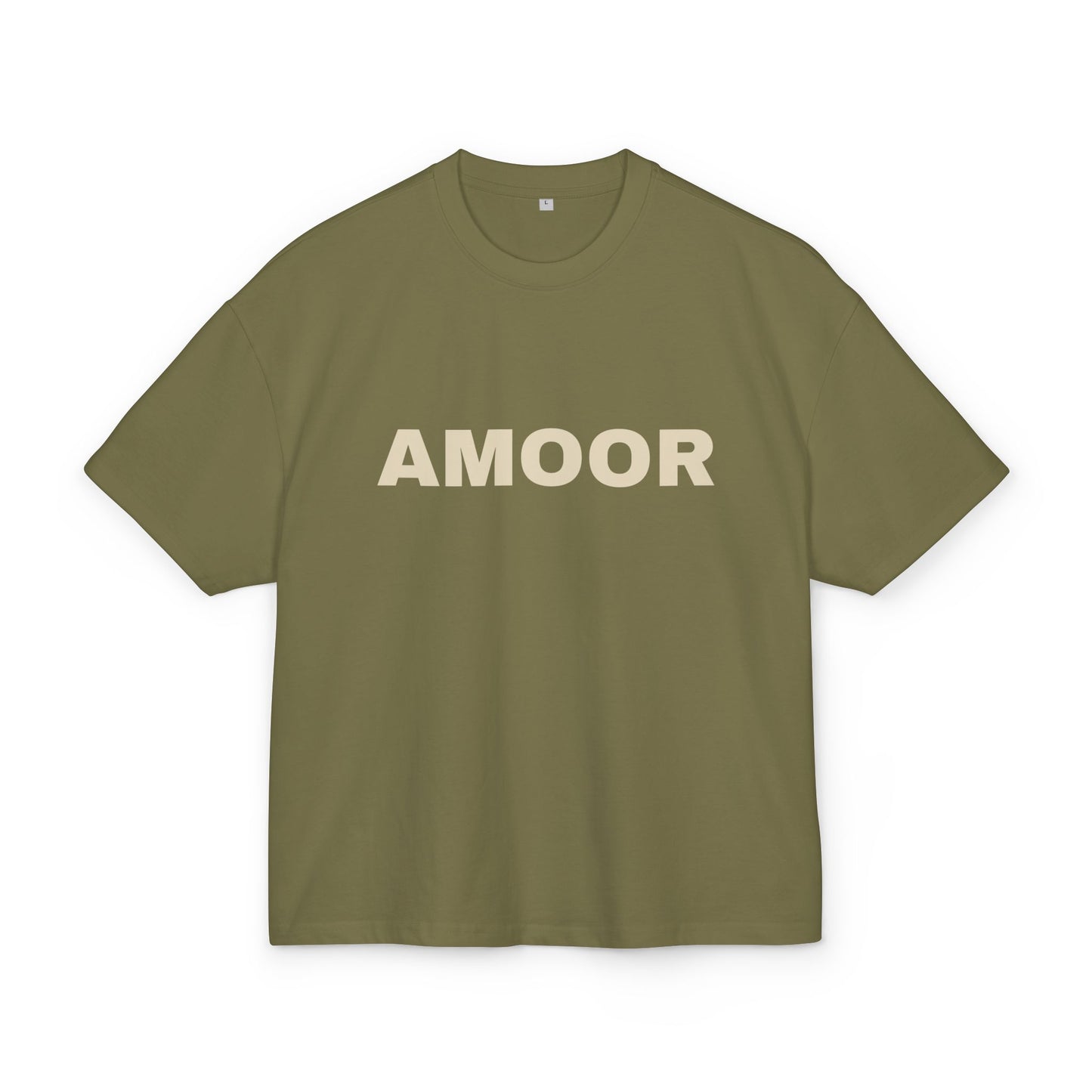 Amoor 2025 Unisex Ultra Heavy Cotton Box Tee - Soft, Casual Tee for Everyday Wear