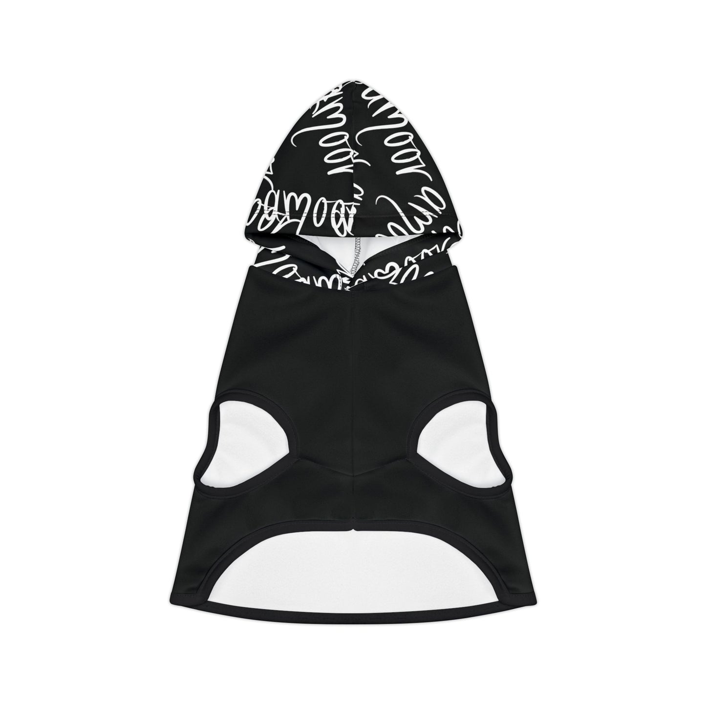 Stylish Black Pet Hoodie with "Metamoorphosis" Design - Cozy Dog Apparel for All Occasions