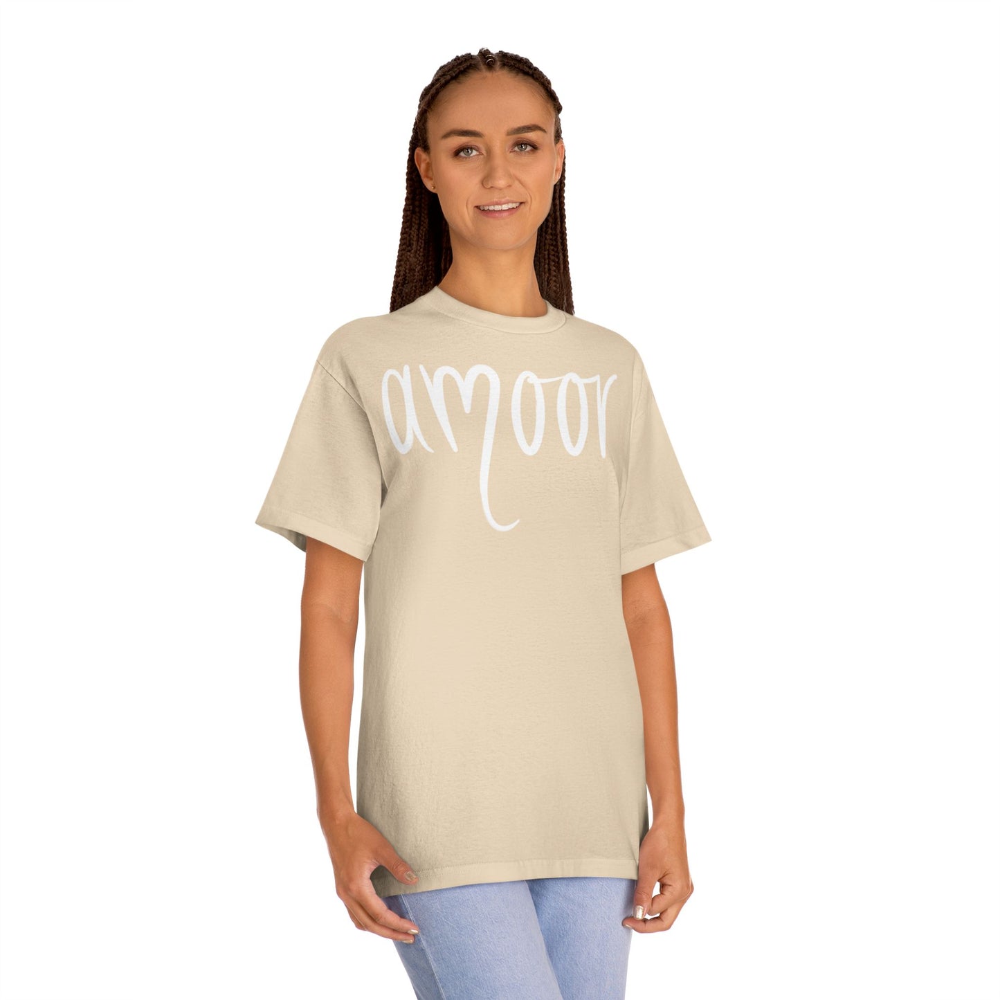 “Big logo Amoor” Design Unisex Classic Tee - Comodo abbigliamento casual per gli amanti della moda