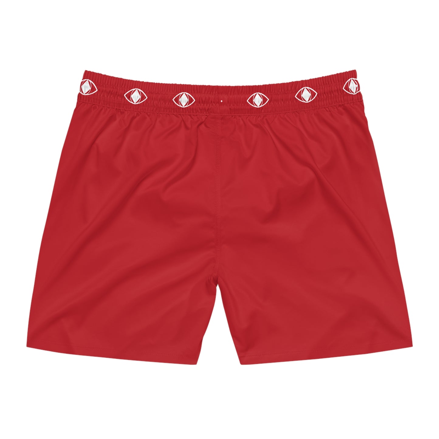 Costume da bagno rosso scuro di media lunghezza da uomo "Metamoorphosis" - Perfetti per le giornate in spiaggia