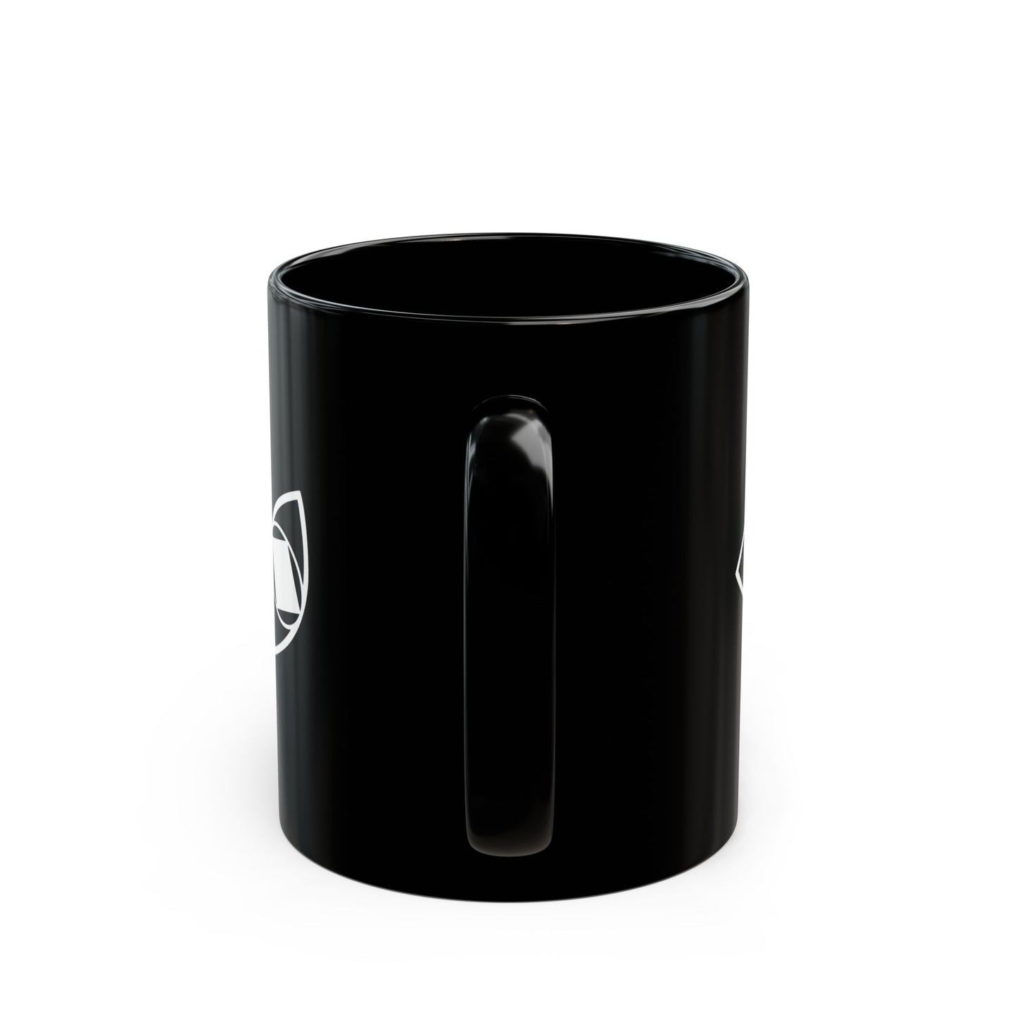 Contemporary Black Coffee Mug with "Metamoorphosis" Design - Perfect for Creatives and Gift Giving