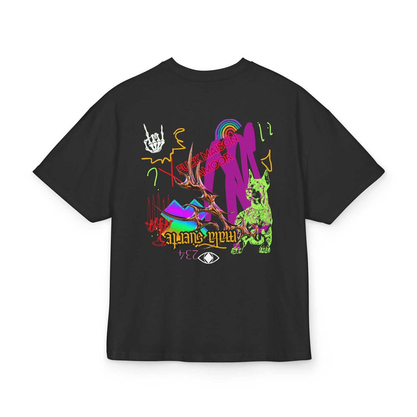 Maglietta unisex Ultra Heavy Cotton Box Tee - Maglietta grafica “Amoor"