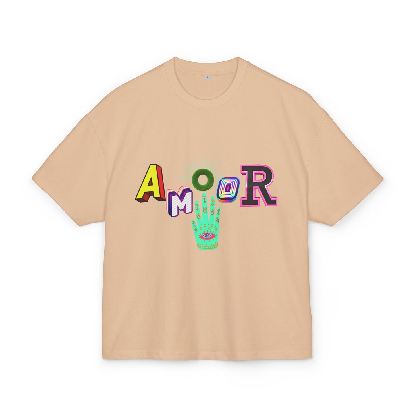 Maglietta unisex Ultra Heavy Cotton Box Tee - Maglietta grafica “Amoor"