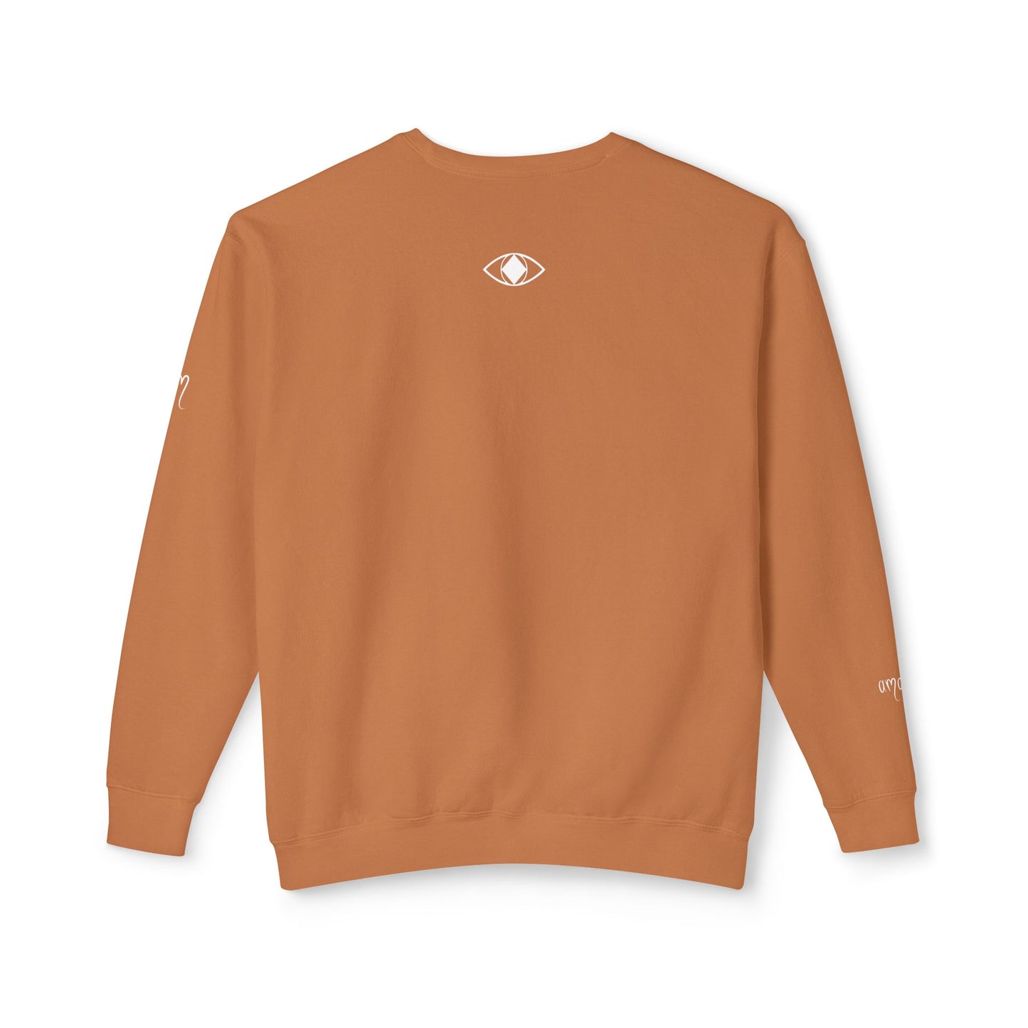 I AM OOR Unisex peach Lightweight Crewneck Sweatshirt – Cozy and Stylish for Everyday Wear