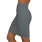 Sassy Classic Dark Grey Mid-Waist Pencil Skirt for Chic Styling "Metamoorphosis"