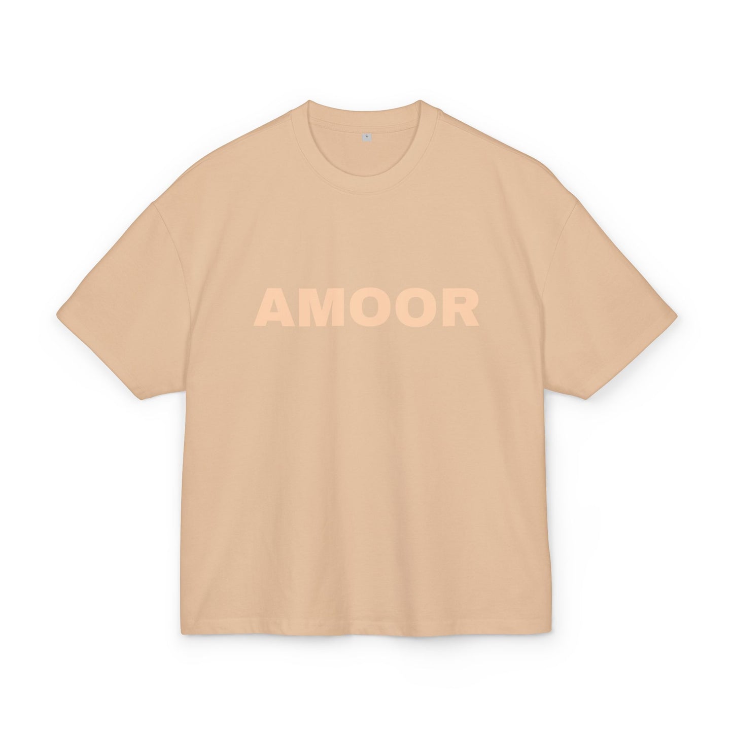 Amoor 2025 Unisex Ultra Heavy Cotton Box Tee - Soft, Casual Tee for Everyday Wear