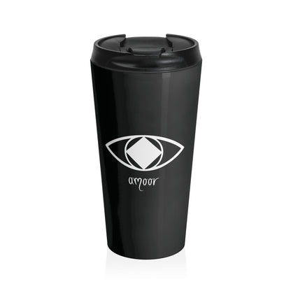 Eye-Catching Stainless Steel Travel Mug - Perfect Gift for Coffee Lovers