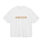 Amoor 2025 Unisex Ultra Heavy Cotton Box Tee - Soft, Casual Tee for Everyday Wear