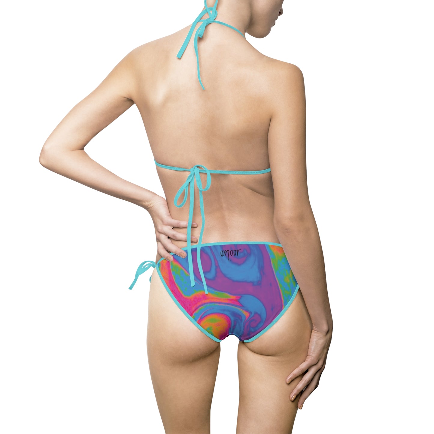 Costume da bagno bikini da donna Design 'Amoor' fantasia colorfull