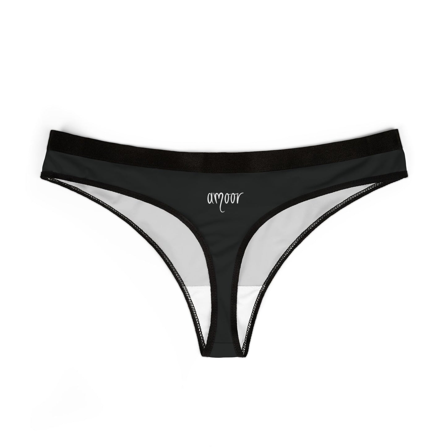 Fashionable women's thong - Comfortable and chic underwear for everyday wear with ‘Metamoorphosis’ logo