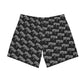 Stylish Elastic Beach Shorts for Men "AMR" black weave