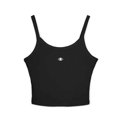 Women's Spaghetti Strap Tank Top with ‘Metamoorphosis’ logo