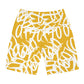 Costume da bagno Multi Big logo Amoor da uomo giallo e bianco