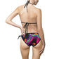 Costume da bagno bikini da donna Design abstract 'Amoor' multicolor