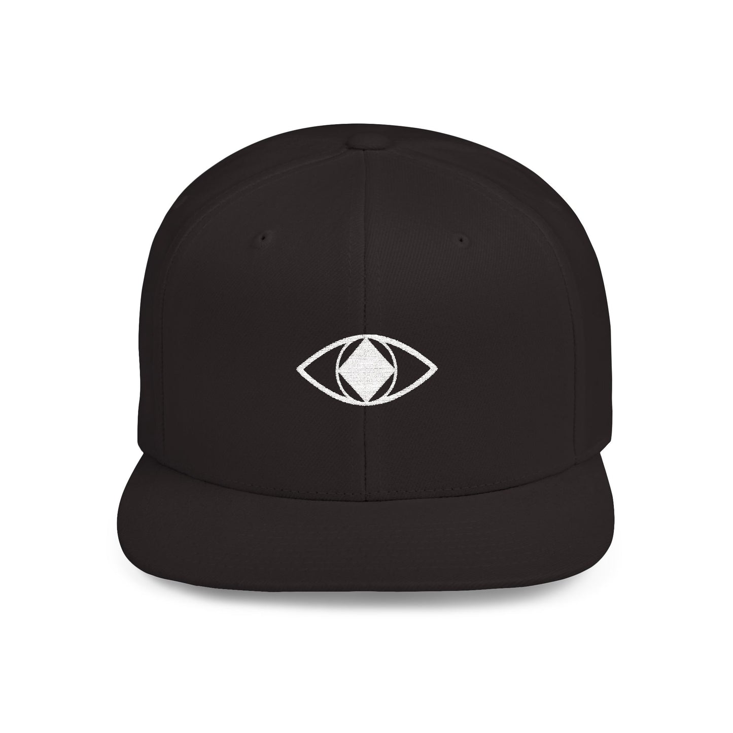 "Metamoorphosis" Flat Bill Snapback Cap - Stylish Black Hat for Casual Wear