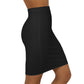 Sassy Classic Black Mid-Waist Pencil Skirt for Chic Styling "Metamoorphosis"