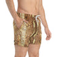 Men's "SNK" Classic Python Swim Trunks - Summer Beachwear