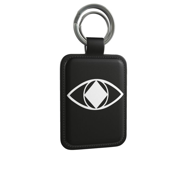 Leather Black Unisex Keyring "Metamoorphosis"