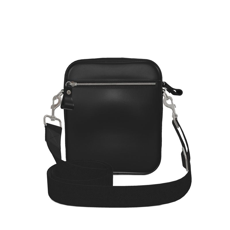 Borsa a tracolla nera unisex logo "Metamoorphosis"