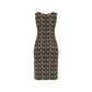 Vestito tubino elegante "SNK" donna marrone