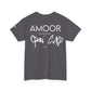 Carbon Cultural Expression Unisex Heavy Cotton Tee with sign of Amoor's designer