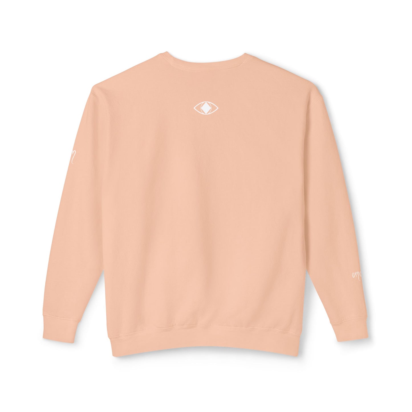 I AM OOR Unisex Rose Lightweight Crewneck Sweatshirt – Cozy and Stylish for Everyday Wear