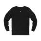 Unisex Jersey Long Sleeve Tee black with ‘Metamoorphosis’ logo print