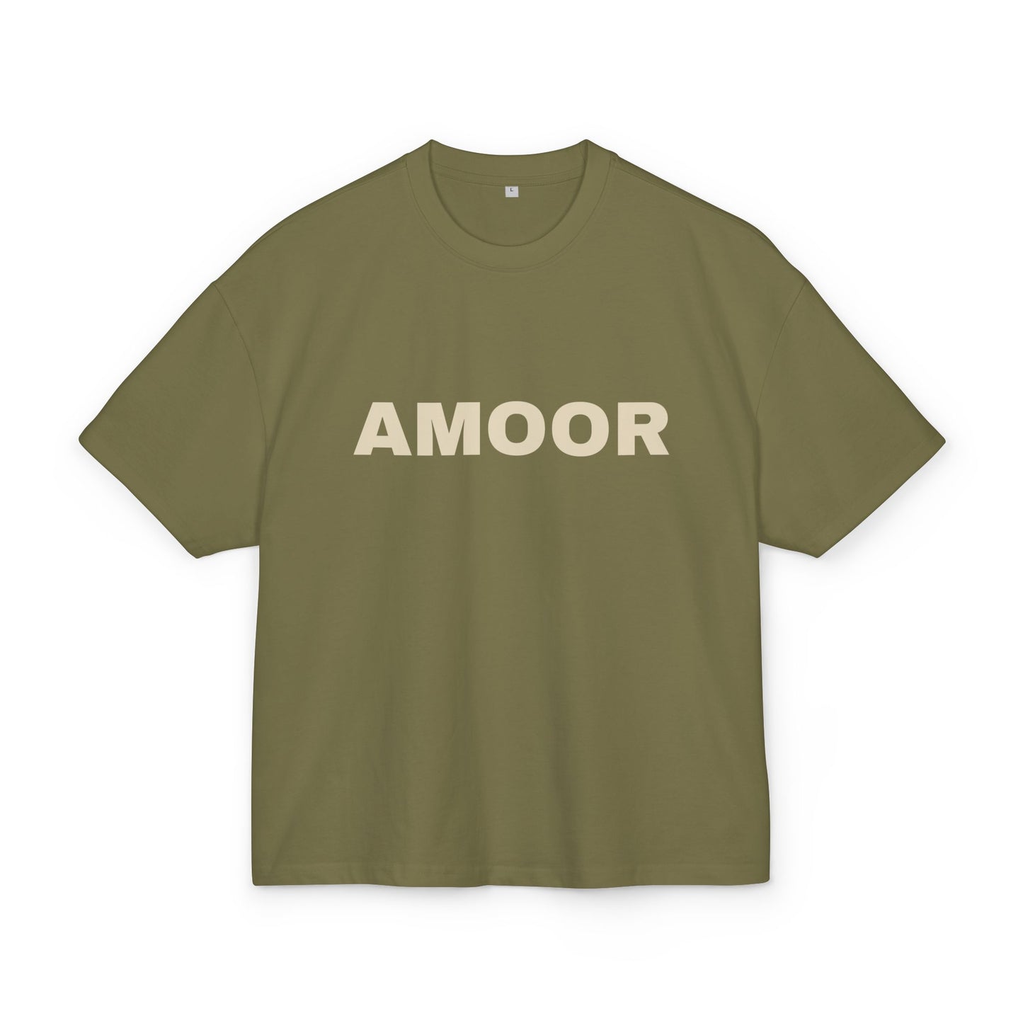 Amoor 2025 Unisex Ultra Heavy Cotton Box Tee - Soft, Casual Tee for Everyday Wear