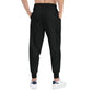 Comfortable Athletic black Joggers "Metamoorphosis" for Active Lifestyles - Perfect for Workouts and Relaxation