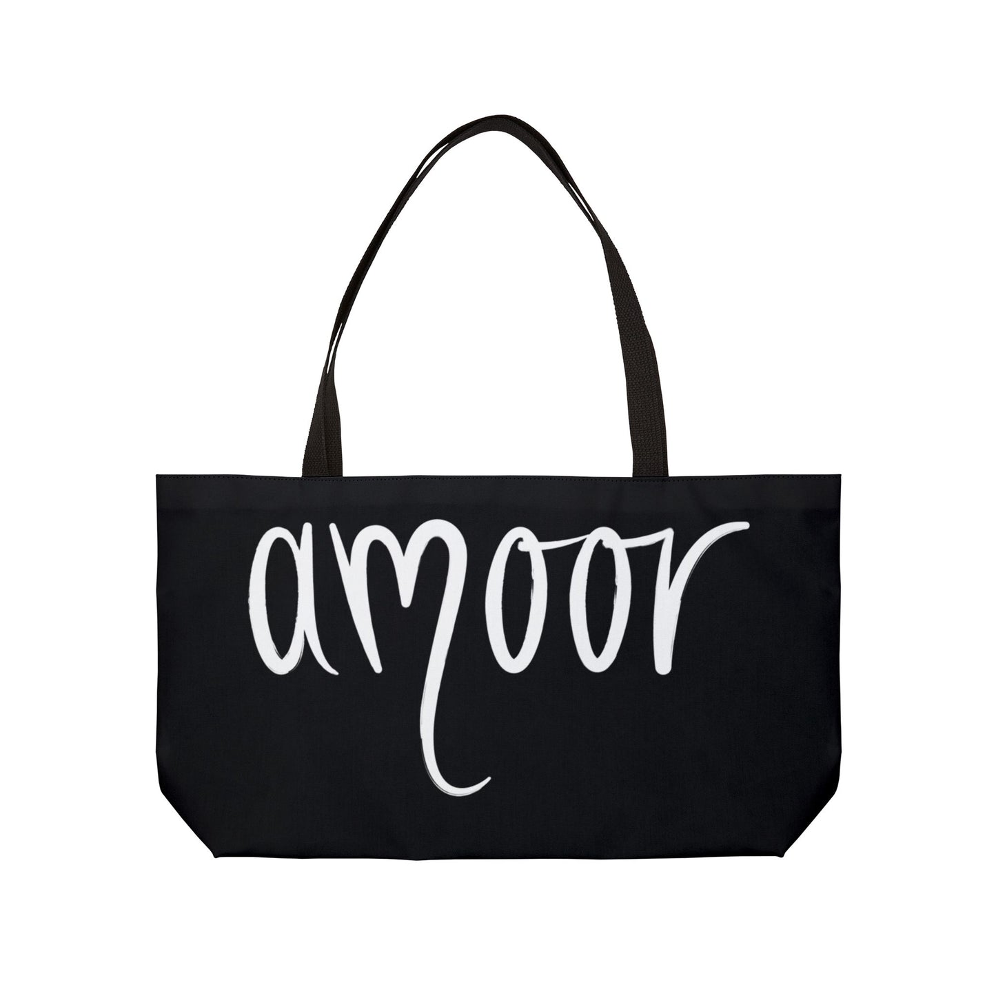 Stylish big logo 'Amoor' Weekend Tote Bag - Perfect for Travel and Everyday Use