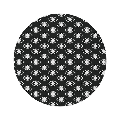 "Metamoorphosis" Pattern Round Rug - Bohemian Home Decor for Cozy Spaces