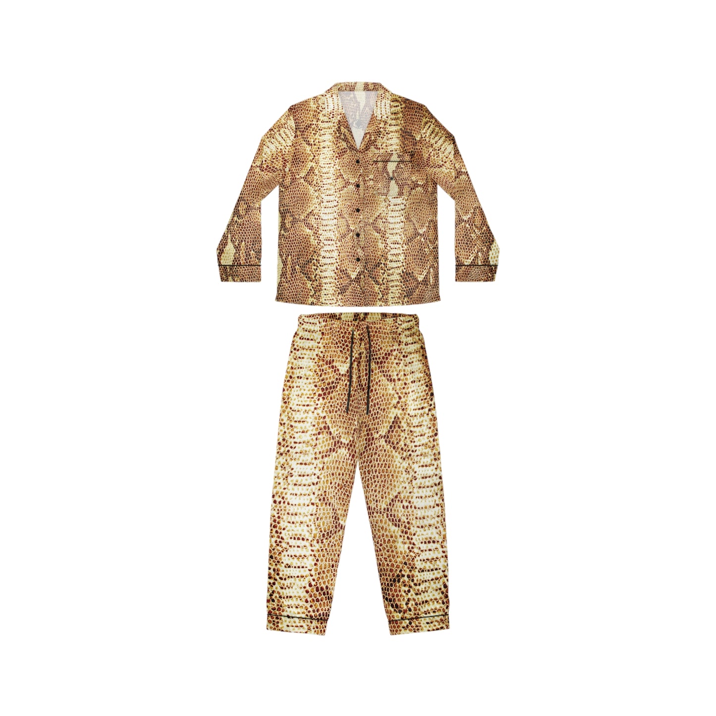 Women's Satin Pajamas Classic Python "SNK"