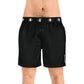 Costume da bagno nero di media lunghezza da uomo "Metamoorphosis" - Perfetti per le giornate in spiaggia