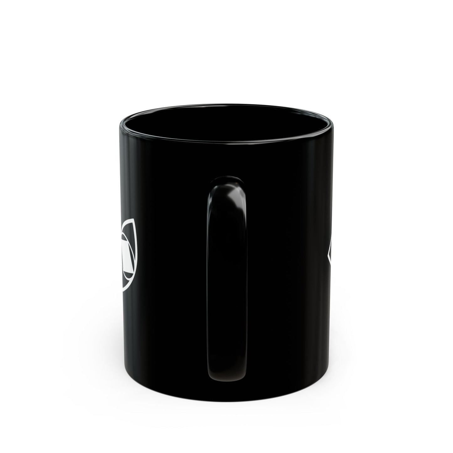 Contemporary Black Coffee Mug with "Metamoorphosis"  Design - Perfect for Creatives and Gift Giving