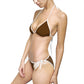 Costume da bagno bikini marrone da donna Design 'Amoor' fantasia colorfull