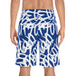 "AMR" Men's Board Shorts blue & white