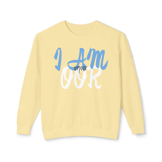 I AM OOR Unisex light rose Crewneck Sweatshirt – Cozy and Stylish for Everyday Wear