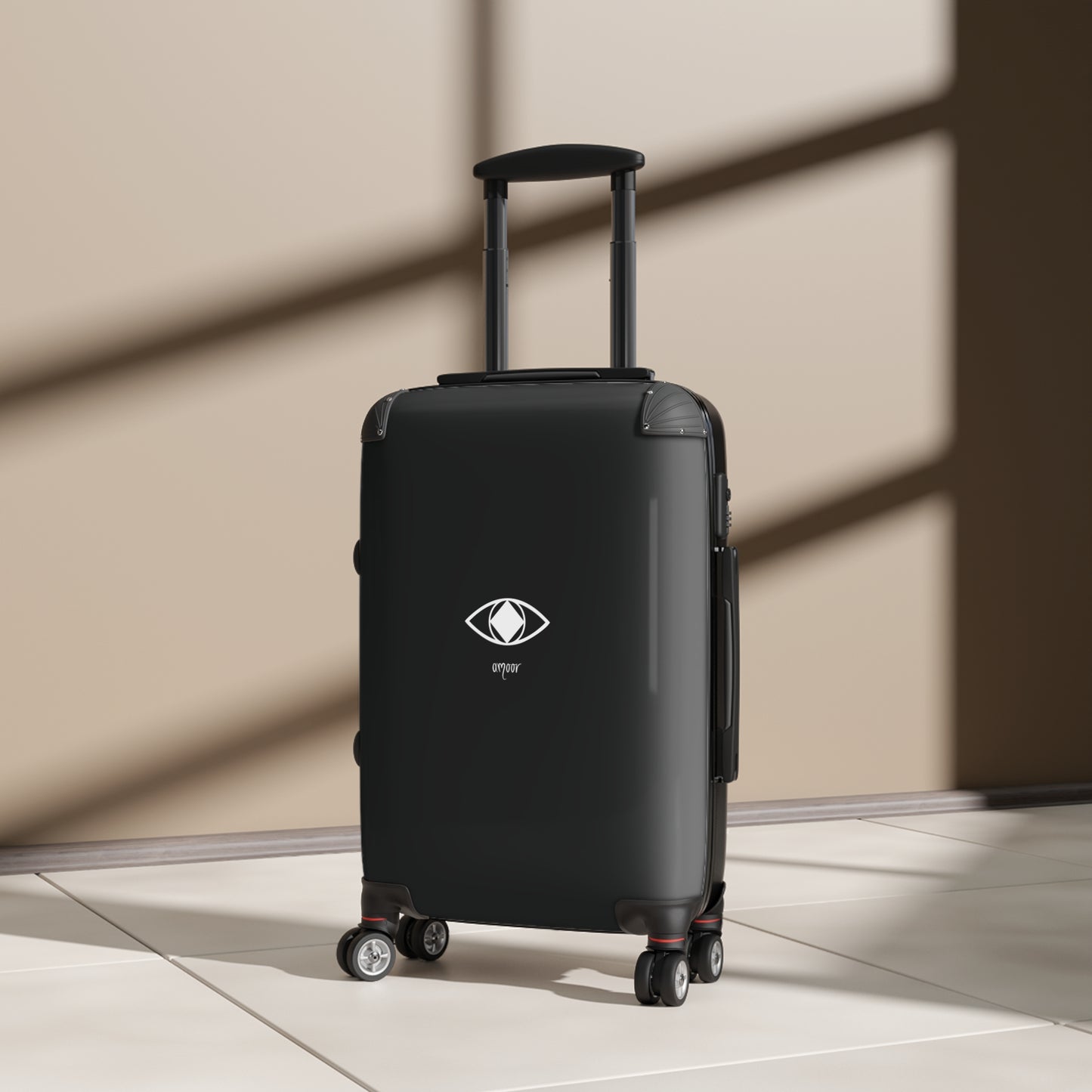 Stylish trolley Black "Metamoorphosis"  - Perfect for Travel Adventures